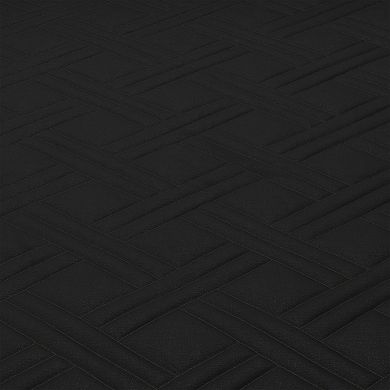 Hastings Home Black Quilt Coverlet