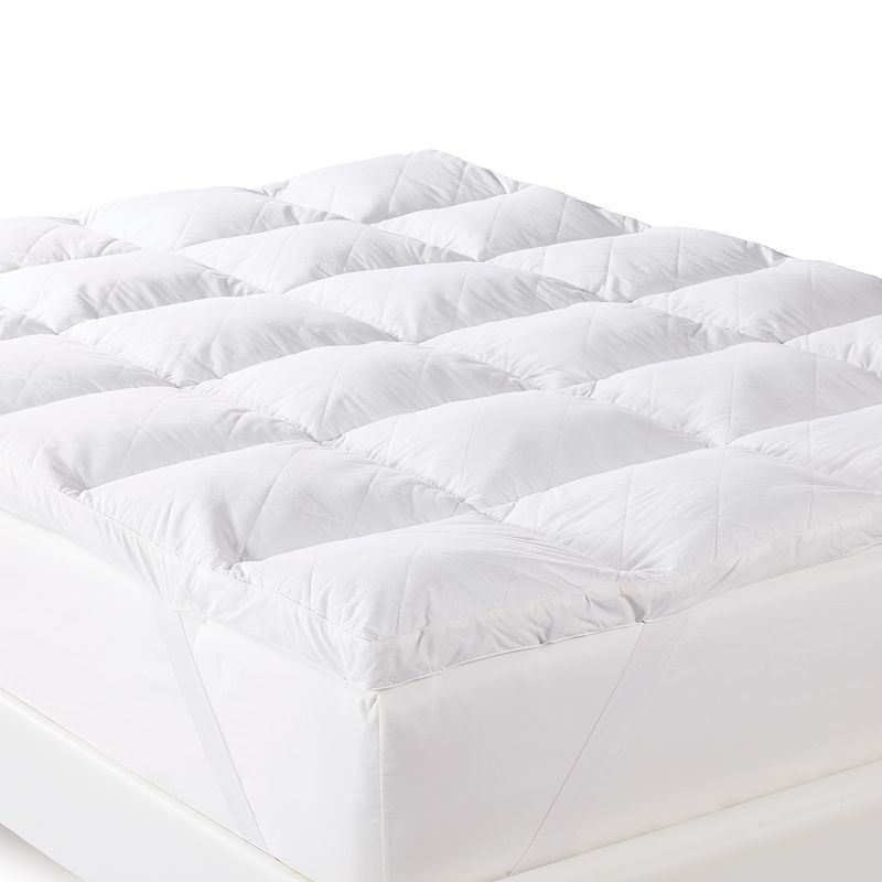 76760201 Sonoma Goods For Life Feather Bed Topper, White, F sku 76760201