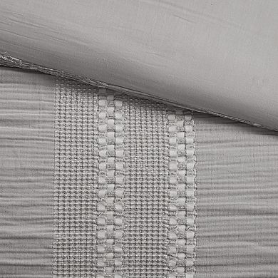 Urban Habitat Emery Lightweight Cotton Gauze Waffle Weave 3-Piece Comforter Set with Shams
