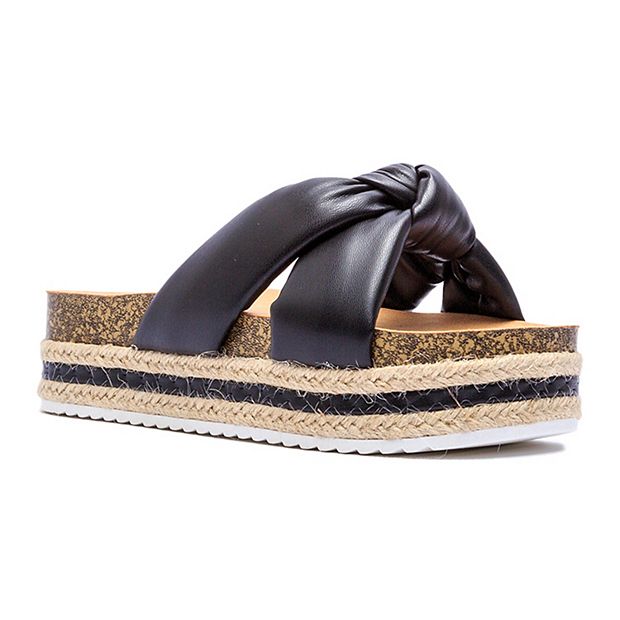 Qupid Cancun Espadrille Platform Sandal