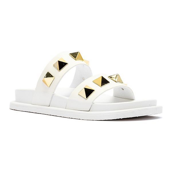 Qupid flat sandals clearance