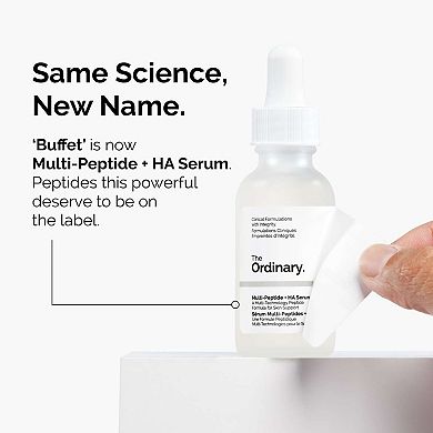 Multi-Peptide + Hyaluronic Acid Serum for Firmness and Elasticity