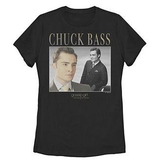 Juniors' Gossip Girl "Chuck Bass" Portrait Tee