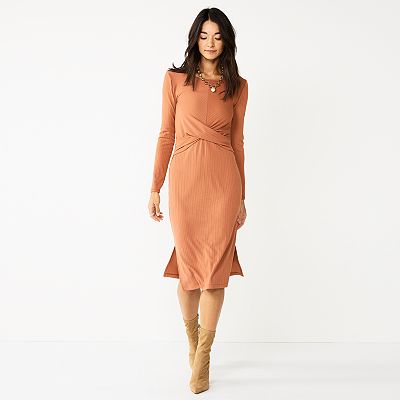 chinese dress ladies Petal and Pup Women's Colten Long Sleeve Knit Dress main image 1