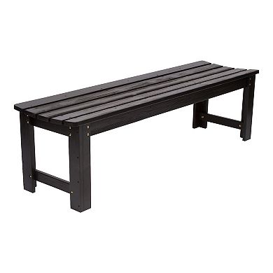 Shine Company 5-ft. Backless Garden Bench