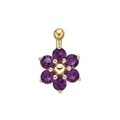 Lila Moon 14k Gold Flower Nose Ring