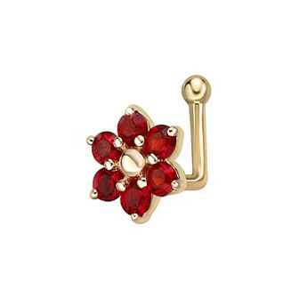 Lila Moon 14k Gold Flower Nose Ring