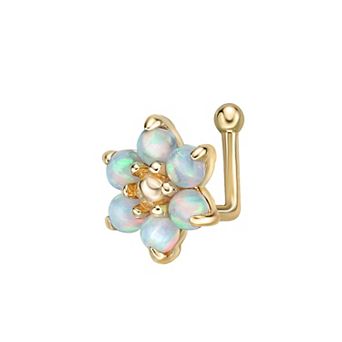 Lila Moon 14k Gold Flower Nose Ring