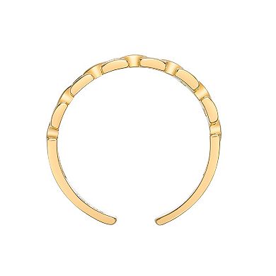 Lila Moon 10k Gold Link Chain Adjustable Toe Ring