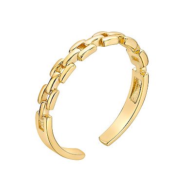 Lila Moon 10k Gold Link Chain Adjustable Toe Ring