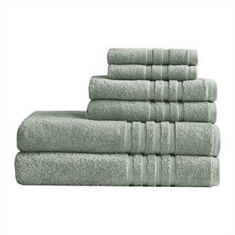 Madison Park Nurture Sustainable Antimicrobial 6 pc Bath Towel Set