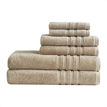 Madison Park Nurture Sustainable Antimicrobial 6 pc Bath Towel Set