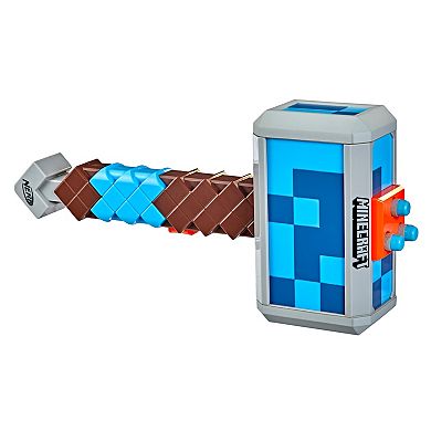 Nerf Minecraft Stormlander Hammer Dart Toy