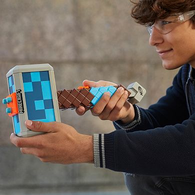 Nerf Minecraft Stormlander Hammer Dart Toy