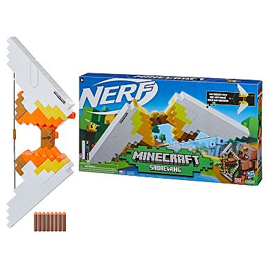 Nerf Minecraft Sabrewing Bow Dart Blaster