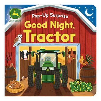 Cottage Door Press John Deere Kids Lift-the-Flap & Pop-Up Good Night Tractor Book