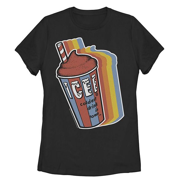 Juniors' ICEE Retro Neon Portrait Tee