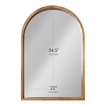 Head West Arch Framed Wall Mirror
