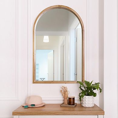 Head West Arch Framed Wall Mirror