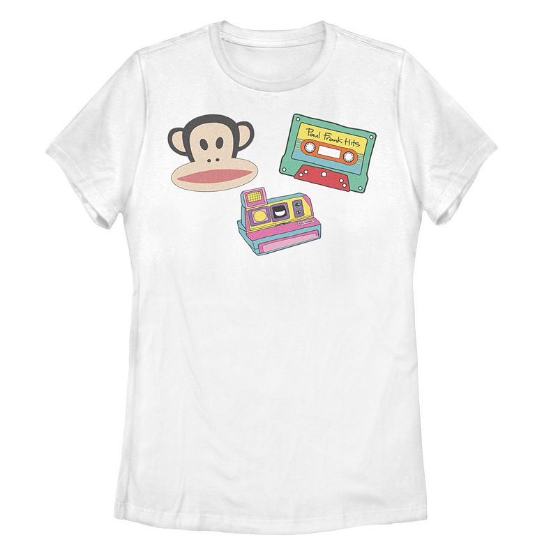 Juniors' Paul Frank Patch Collage Graphic Tee, Girl's,