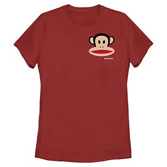 Juniors' Paul Frank Red Small "Paul Frank" Graphic Tee