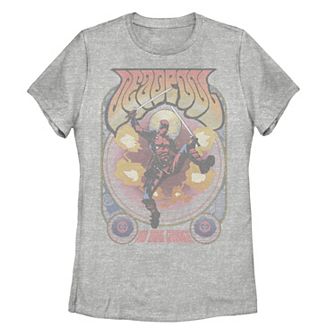 Disney's Marvel Deadpool Juniors' "No One Cares" Graphic Tee