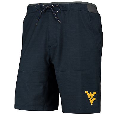 Men's Columbia Navy West Virginia Mountaineers Twisted Creek Omni-Shield Shorts