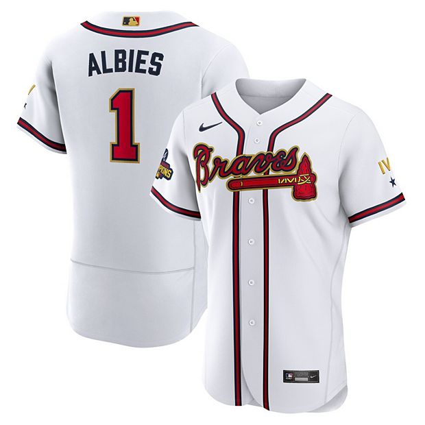 Nike Men's White Atlanta Braves Authentic Collection Victory