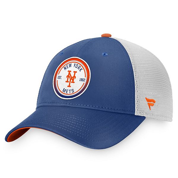 New York Mets Fanatics Branded Iconic Old English Snapback Hat - Royal