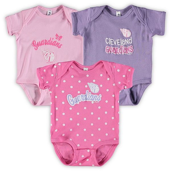 NFL Kansas City Chiefs Baby Girls' Onesies 3pk Set - 3-6M