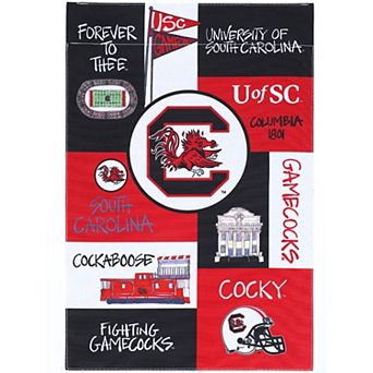 South Carolina Gamecocks Collage Garden Flag