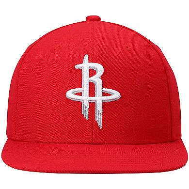 Men's Mitchell & Ness Red Houston Rockets Ground 2.0 Snapback Hat