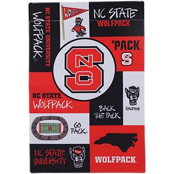 NC State Wolfpack Collage Garden Flag