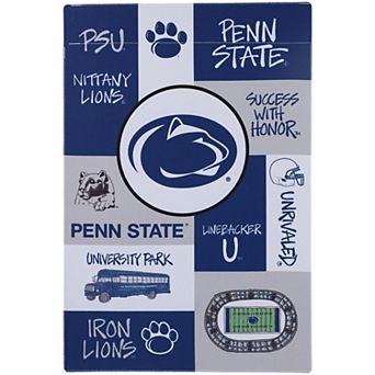 Penn State Nittany Lions Collage Garden Flag