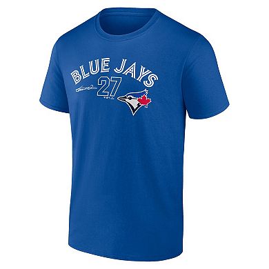 Men's Fanatics Branded Vladimir Guerrero Jr. Royal Toronto Blue Jays Player Name & Number T-Shirt