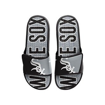 Men's FOCO Chicago White Sox Logo Gel Slide Sandals