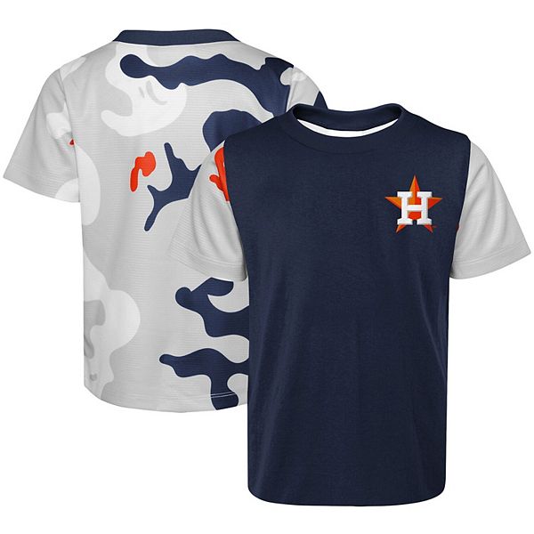 Youth Navy/Gray Houston Astros Officials Practice T-Shirt