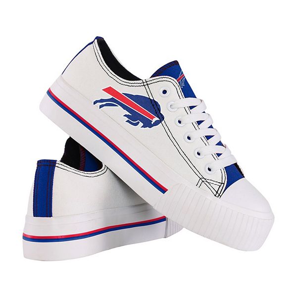 Women's FOCO Buffalo Bills Platform Canvas Shoes