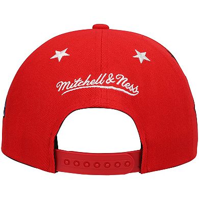 Men's Mitchell & Ness Red Atlanta Hawks Hardwood Classics 1997 NBA All-Star Weekend Top Star Snapback Hat
