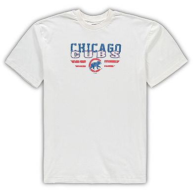 Men's Concepts Sport White/Royal Chicago Cubs Big & Tall Pinstripe Sleep Set