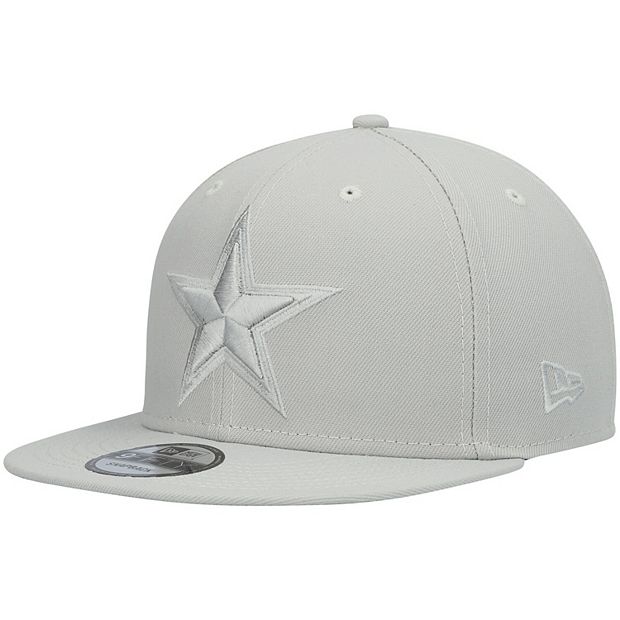 Men's New Era Silver Dallas Cowboys Team Color Pack 9FIFTY Snapback Hat