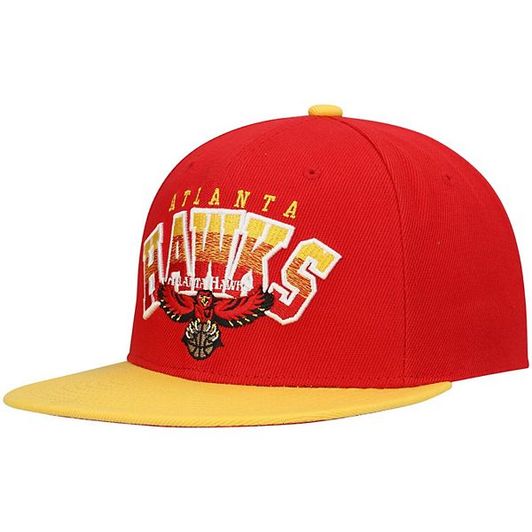 Mitchell & Ness Atlanta Hawks Patch Overload Hardwood Classic Snapback Hat, MITCHELL & NESS HATS, CAPS