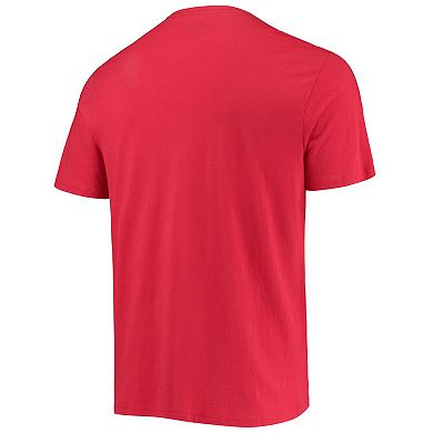 Men's Levelwear Red Washington Capitals Richmond Wordmark T-Shirt