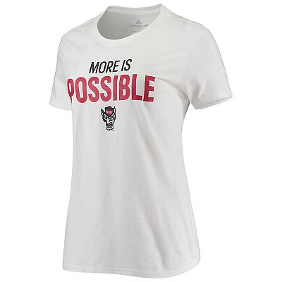 売れ筋商品|||アディダス Tシャツ トップス レディース Women's White NC State Wolfpack More Is Possible T-shirt White 5767751_ALT2?wid=400&hei=400&