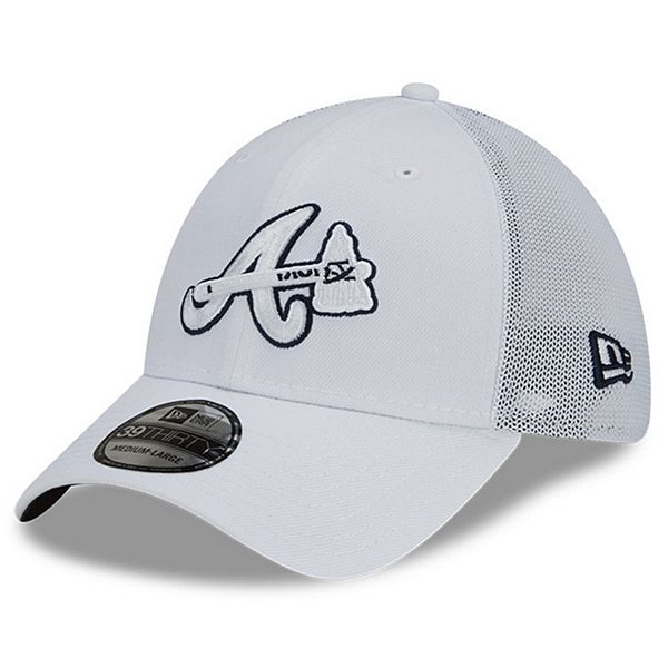Atlanta Braves A-TOOTH White-Black Fitted Hat by New Era