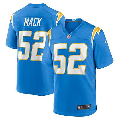Youth Nike Khalil Mack Powder Blue Los Angeles Chargers Game Jersey