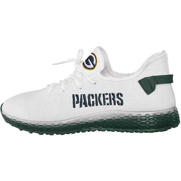 Men's FOCO Green Bay Packers Gradient Sole Knit Sneakers