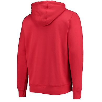 Men's New Era Red Miami Marlins City Connect Pullover Hoodie