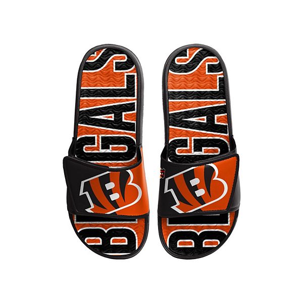 FOCO NFL Men's NFL Cincinnati Bengals 2022 Big Logo Color Edge Slipper –  Fanletic