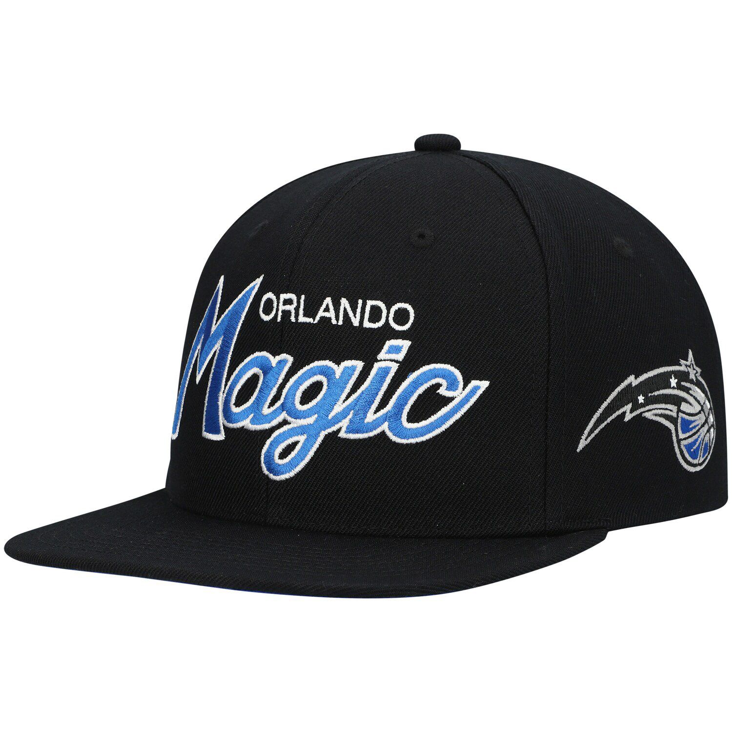 Mitchell & Ness Men's Gray, Blue Orlando Magic Hardwood Classics Essentials  2.0 Snapback Hat